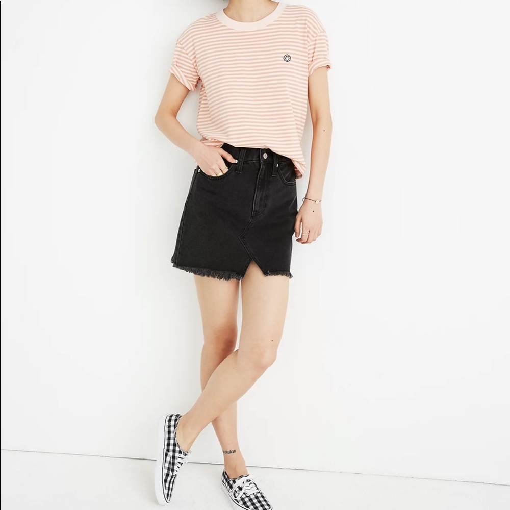 Madewell Rigid Denim A-Line Skirt
